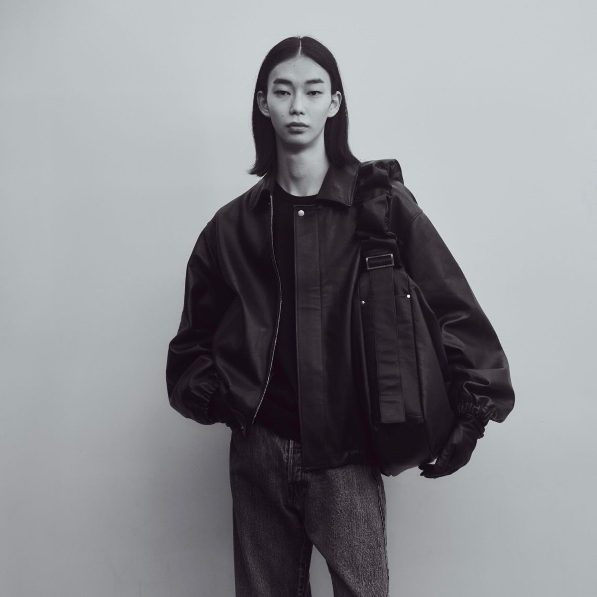 ssstein - 【再販売通知受付可能】Sheep Leather Zip Short Jacket