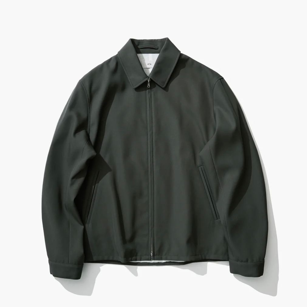ATON - 【残り一点】Back Satin Harrington Jacket | ACRMTSM ONLINE STORE