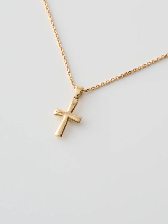 SHRINE - クロスネックレス - CROSS NECKLACE - GOLD | ADDICT WEB SHOP