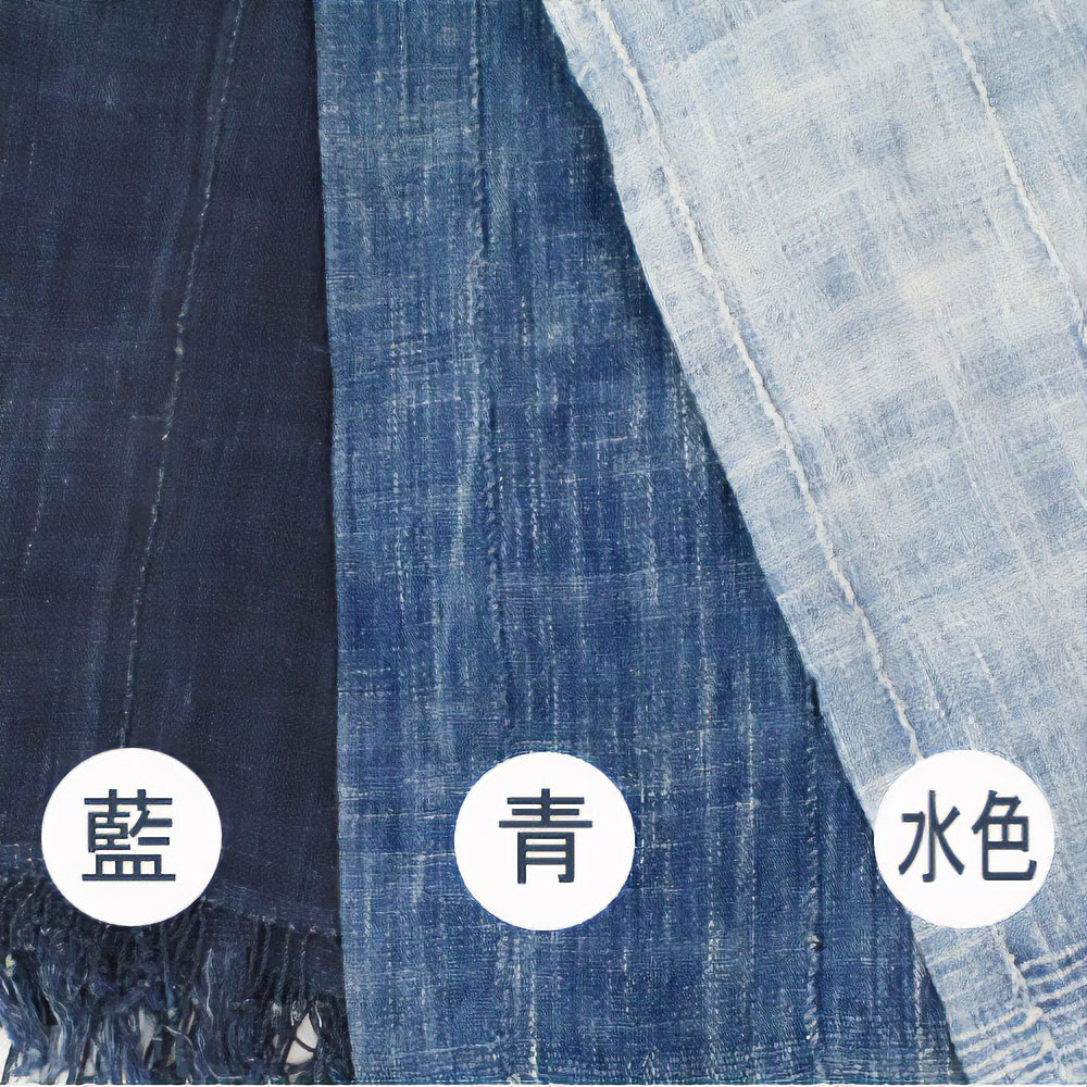 アフリカンスクエアー / 藍染布 古布 大