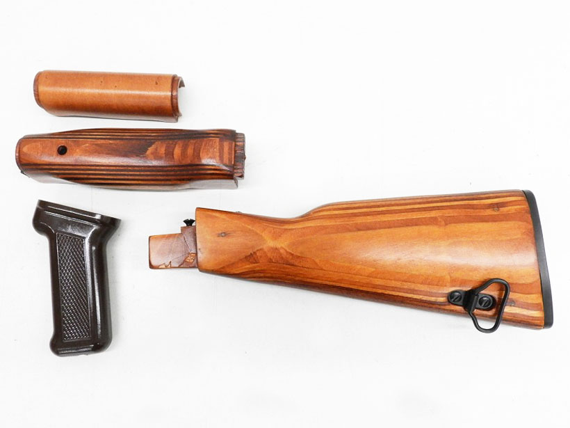 NB] AK 木製ストック/ハンドガード グリップセット (中古)の販売ページ