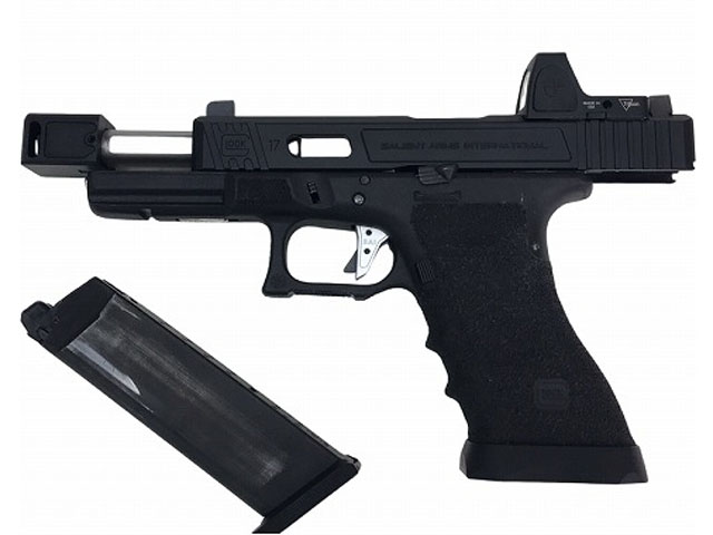 東京マルイ] グロック17 SAIカスタムスライド シルバーバレル コンペン