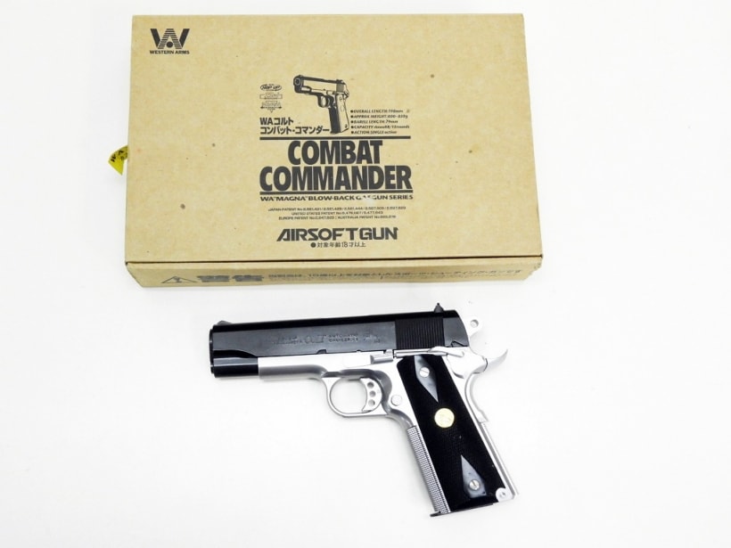 WA] コルト コンバットコマンダー ハーフシルバーカスタム (中古)の
