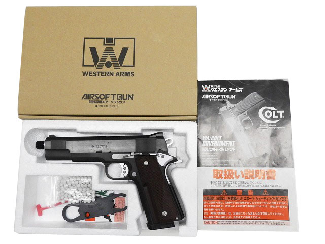 WA] コルト スネークマッチ1911 / カーボンブラックHWVer. クラック有