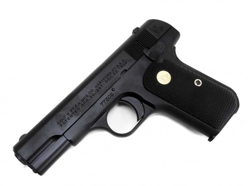 CAW] コルト .32 Auto MGCリバイバルモデル HW BK 発火モデルガン (未