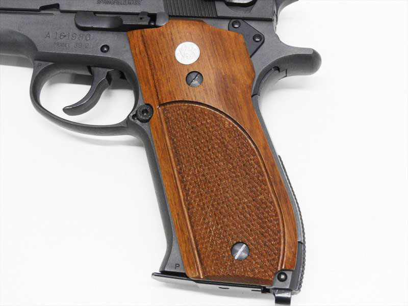 マルシン] S&W M39 組み立てキット HW 完成品 発火モデルガン 木製