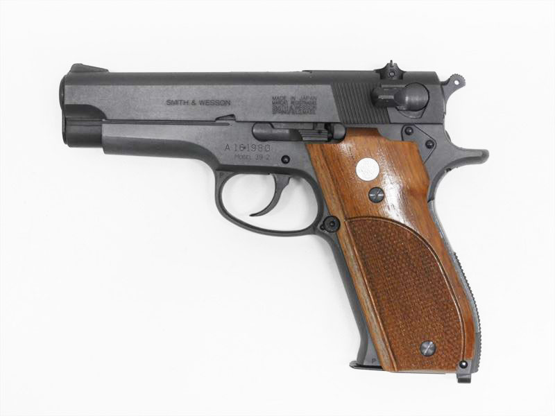 マルシン] S&W M39 組み立てキット HW 完成品 発火モデルガン 木製