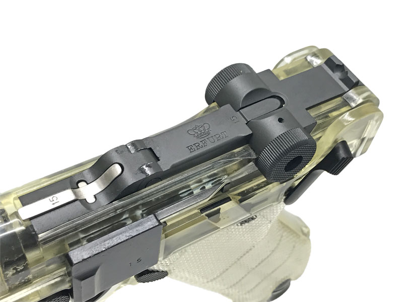 タナカ] ルガーP08 4インチ シースルーモデル ガスブローバック ガス