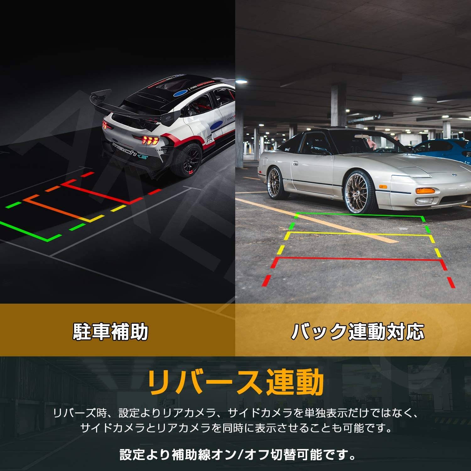 AKEEYO：3カメラ全方位録画ドライブレコーダー サイドカメラ 前後