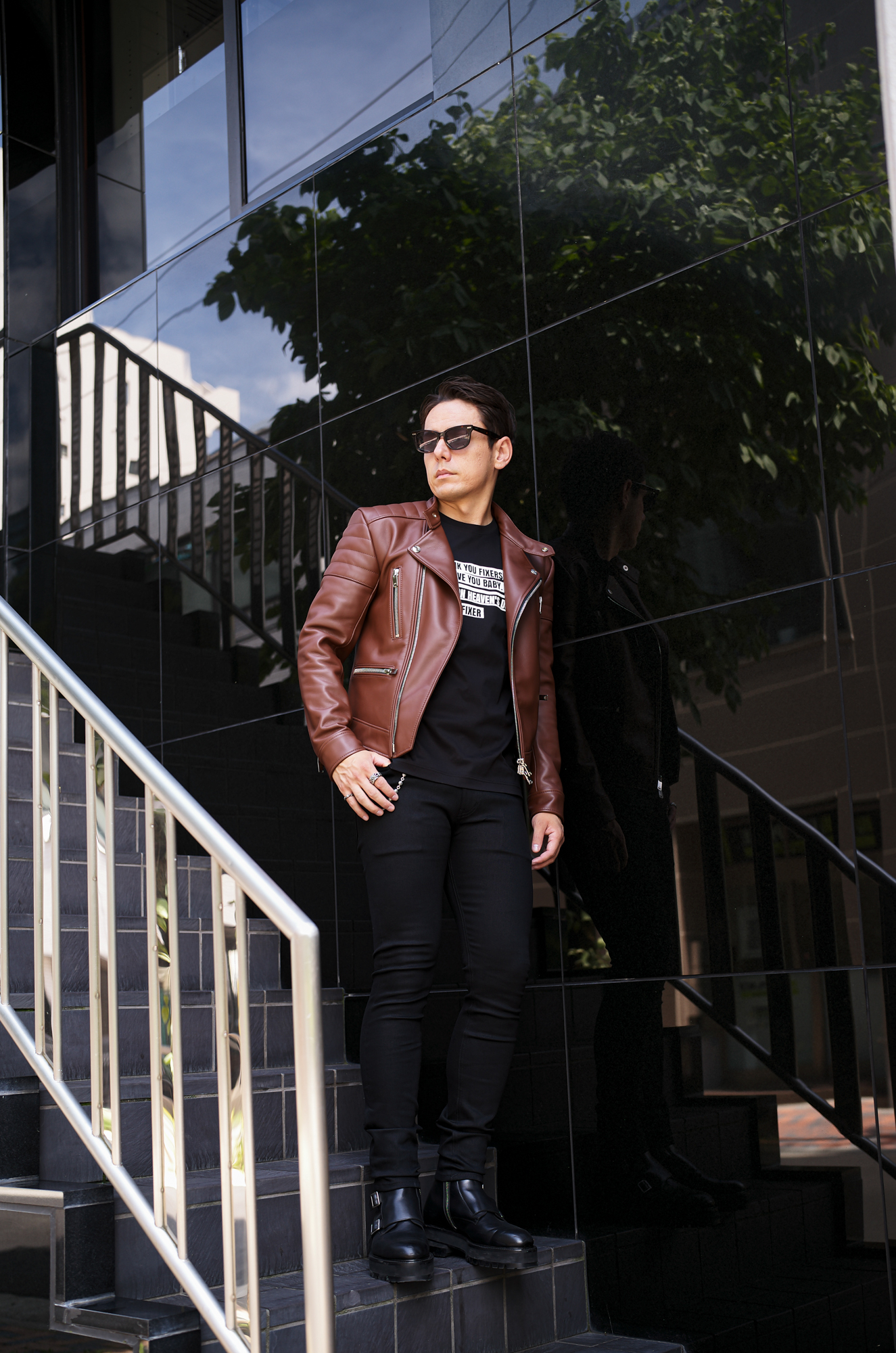 FIXER(フィクサー) F7(エフセブン) SEMI DOUBLE RIDERS Cow Leather