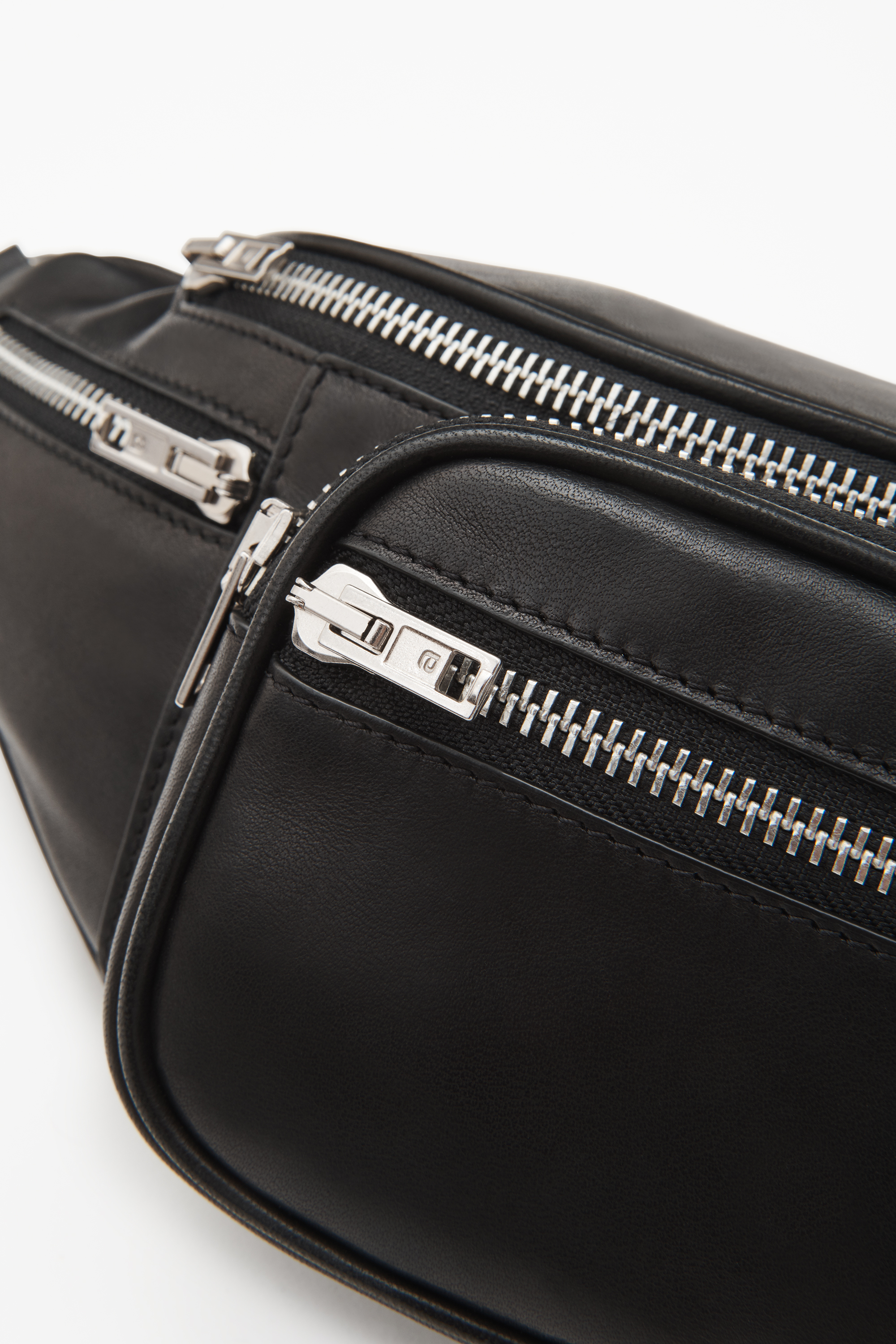 ATTICA FANNY PACK IN LEATHER in BLACK | alexanderwang®