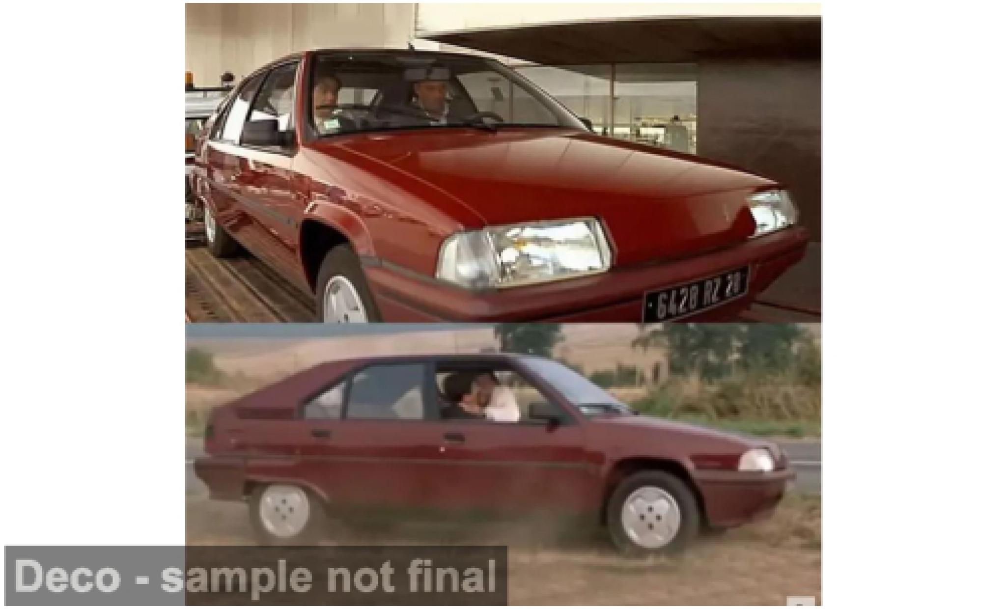 Diecast model cars Citroen BX 1/43 Kess Sport metallic grey 1985