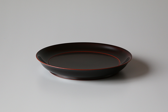 8寸菓子皿 (トチ) – 安比塗漆器工房