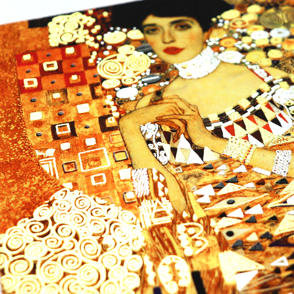 クリムト】 絵画額装品 アデーレ・ブロッホ=バウアーの肖像Ⅰ/Adele