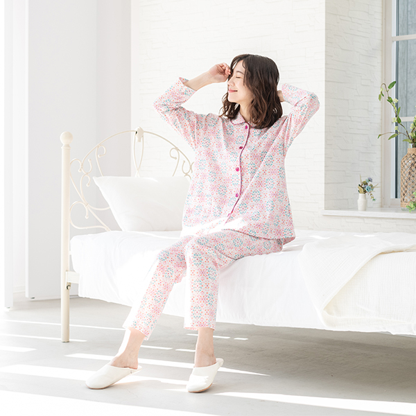 LIBERTY】リバティ 天竺プリント レディース パジャマ 綿100% 高級