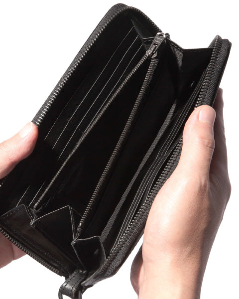 ATTACHMENT GUIDI FIORE 1.8mm ロングZIPウォレット AA81-401 「Area」