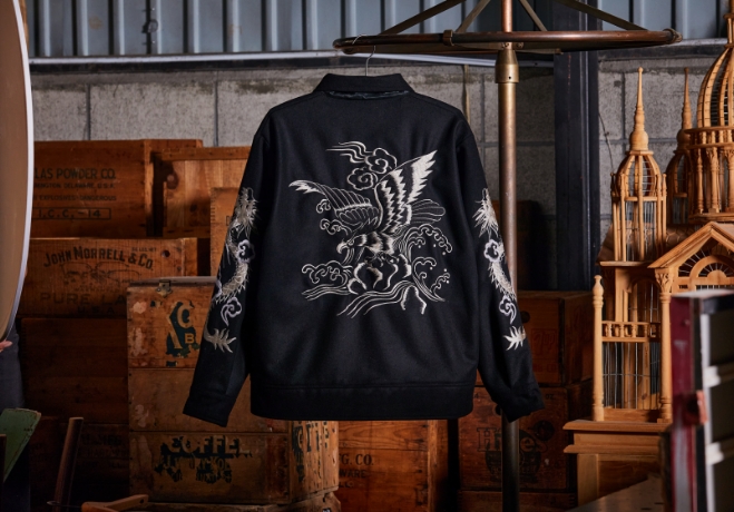 GOLD｜【ONLY ARK】別注 WOOL MELTON SOUVENIR JACKET 