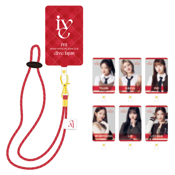 IVE JAPAN OFFICIAL FANCLUB「DIVE JAPAN」限定】フォンタブ