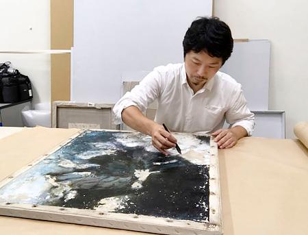 東日本大震災15年】よみがえる「心の故郷」 絵画津波に、前例なき