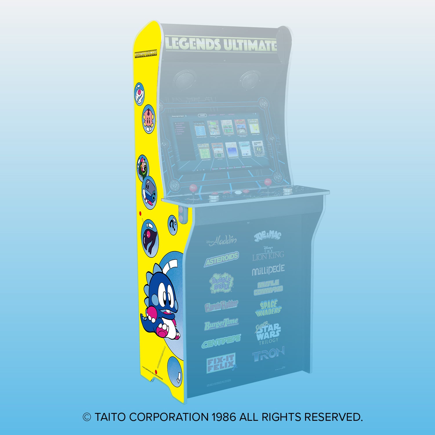 Legends Side Panel Art-Bubble Bobble