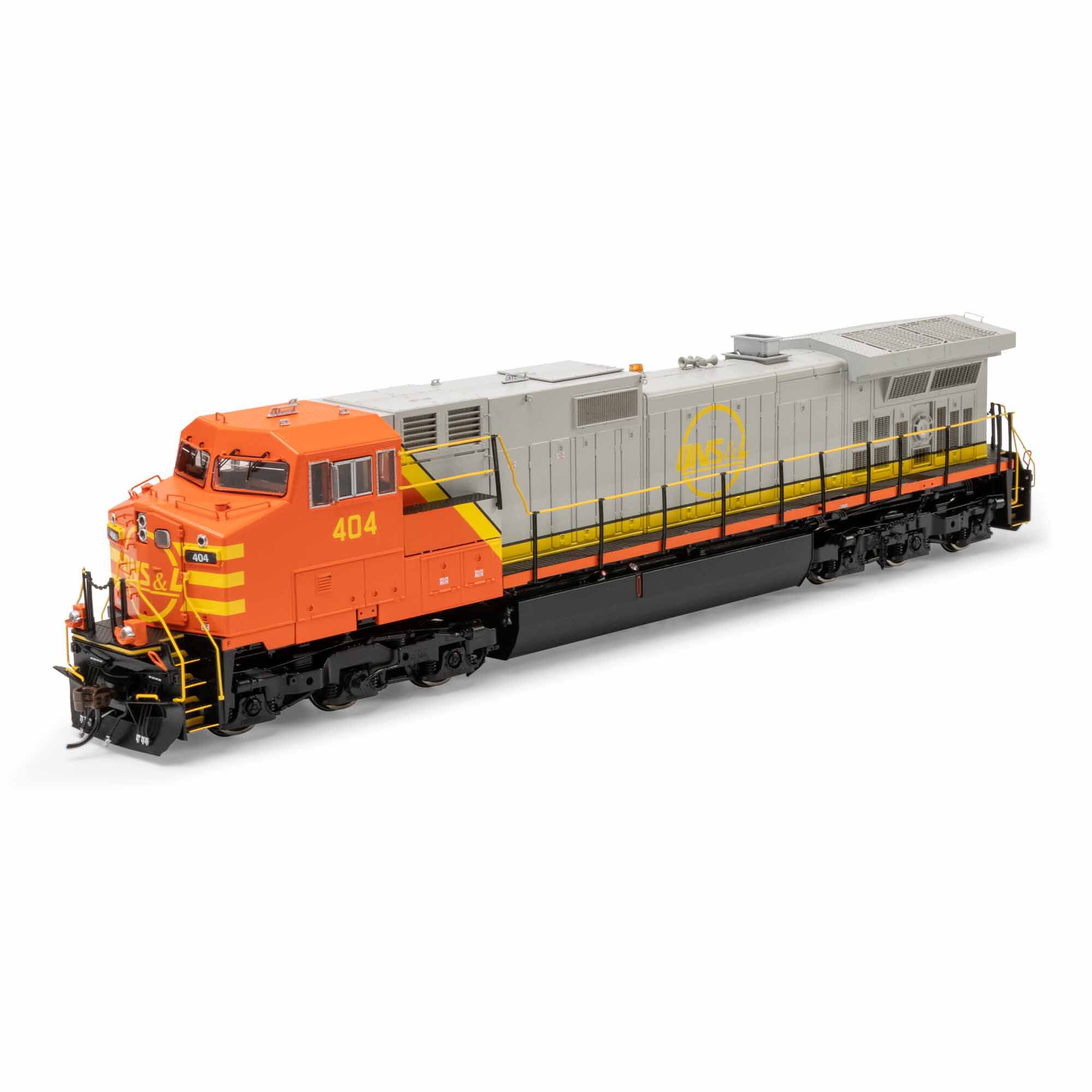 HO GE Dash 9-44CW Locomotive, QNSL #404 Model Train | Athearn