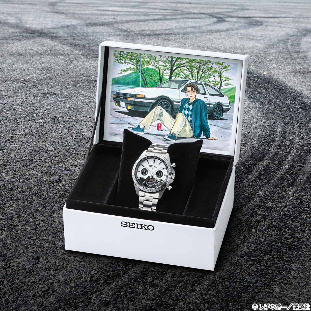 頭文字D』とセイコーのコラボウオッチが登場！ 連載30周年記念