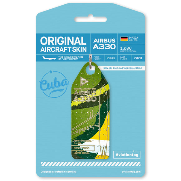 Aviationtag Eurowings A330 Tri-Colour Aircraft Skin Tag D-AXGA