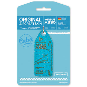 Aviationtag Eurowings A330 Single Colour Aircraft Skin Tag D-AXGA