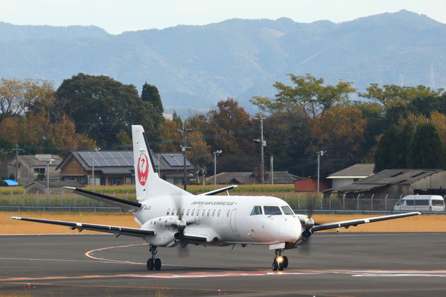 JACのサーブ340B、20日に最終便 喜界島発鹿児島行きで退役