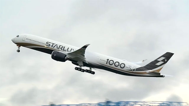 スターラックス航空、A350-1000初号機が初飛行