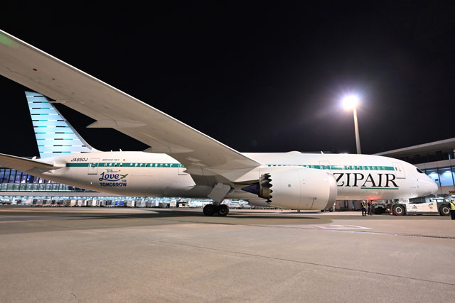 ZIPAIR、787新造機を25年度2機受領へ