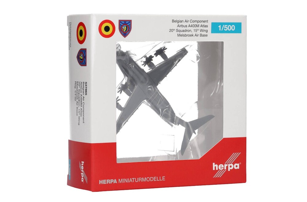 Herpa Wings 537865 Airbus A400M Atlas Belgian Air Component, 20 S