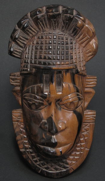 エボニーマスク<アフリカの仮面：アフリカ雑貨アザライ