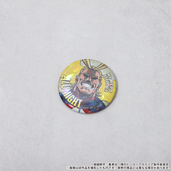 僕のヒーローアカデミア トレーディングホログラム缶バッジ BOX オール
