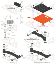 2024 Bad Boy ZT Elite Frame Sub Assemblies