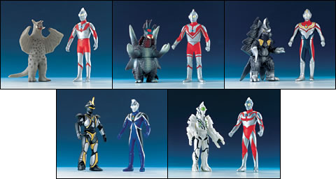 プレイヒーロー ウルトラマン対決セット｜バンダイキャンディトイ