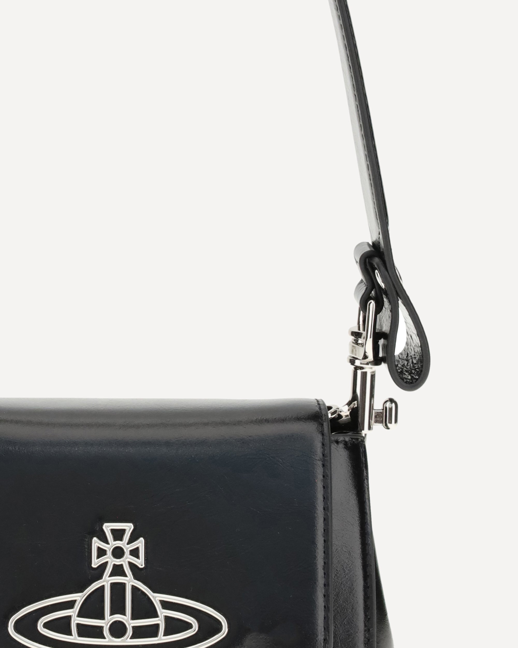 VIVIENNE WESTWOOD Hazel small Shoulder Bag BLACK | Base Blu