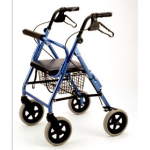 四輪歩行車 ハッピーⅡ NB ブルーメタリック｜BASE