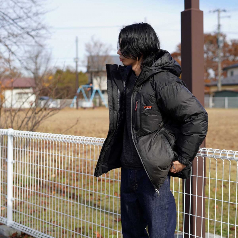 NANGA / AURORA TEX LIGHT DOWN JACKET MIKAMI (Black)