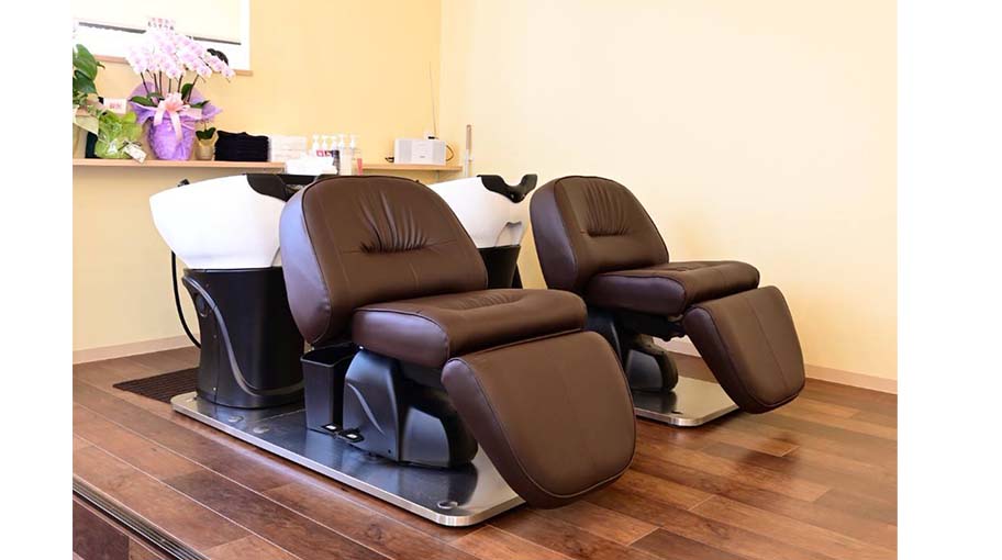 リラクゼーションシャンプーユニット MORV（日本製水栓金具セット）の