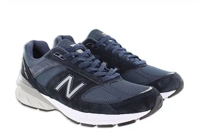 Men's New Balance 990 v5 Navy Athletic Shoes | Becks Shoes