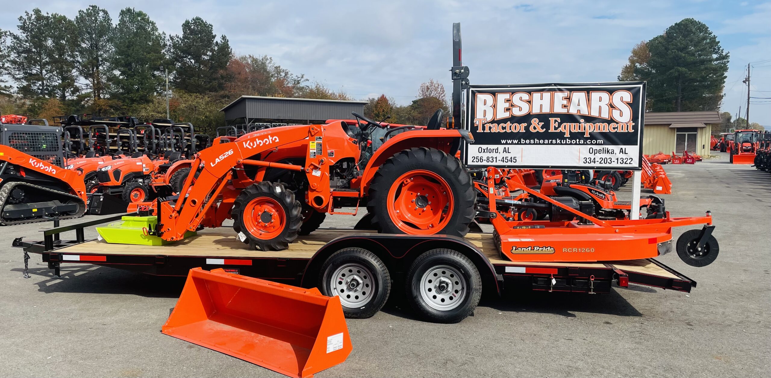KUBOTA PACKAGE DEAL - L2502HST LANE SHARK PACKAGE - Beshears