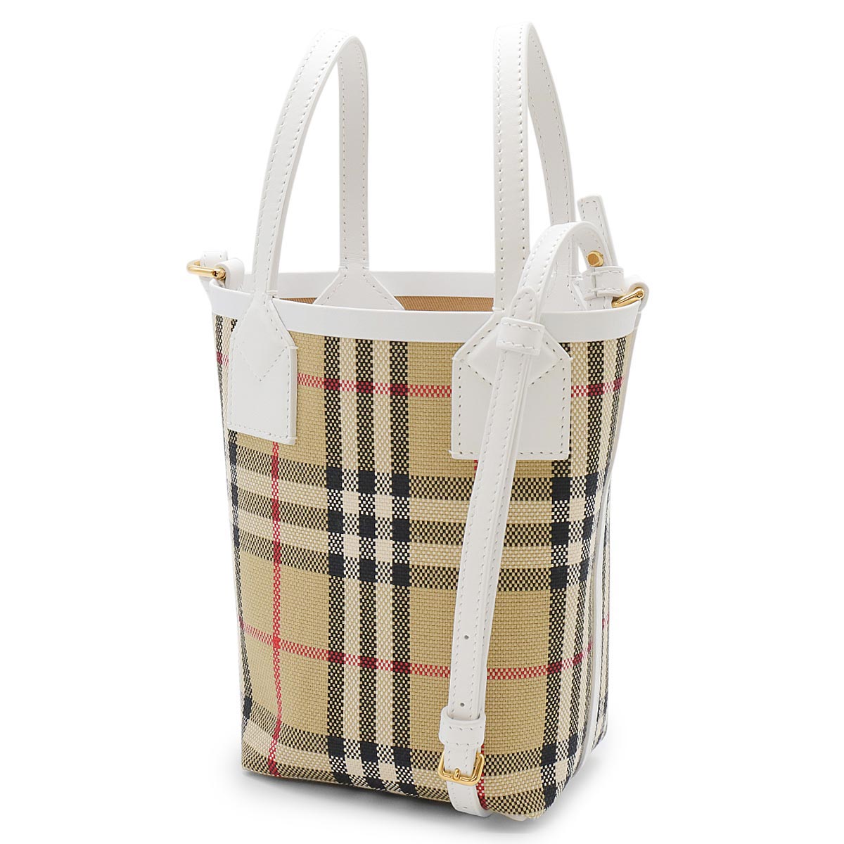 BURBERRY トートバッグ A4ショルダー可能 ハニーベージュ メガチェック
