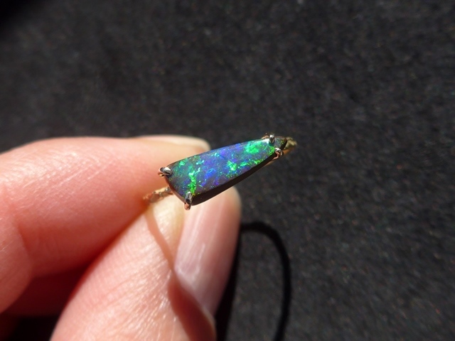 オパールリング｜ボルダーオパール｜オパール