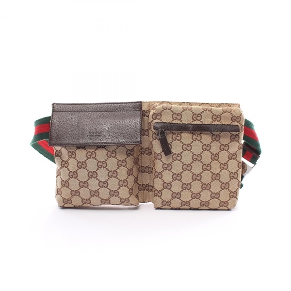 グッチ(GUCCI)グッチ GGキャンバス ウエストバッグ ボディバッグ