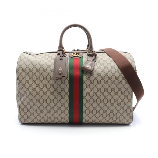 グッチ(GUCCI)グッチ GGスプリーム シェリーライン ボストンバッグ