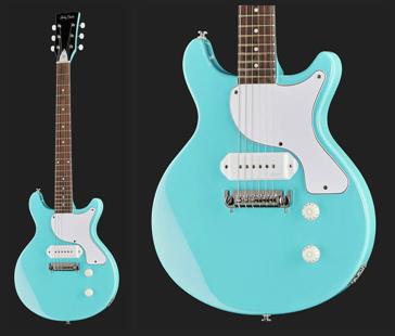 Review of the Harley Benton DC-Junior FAT Benton Blue Electric