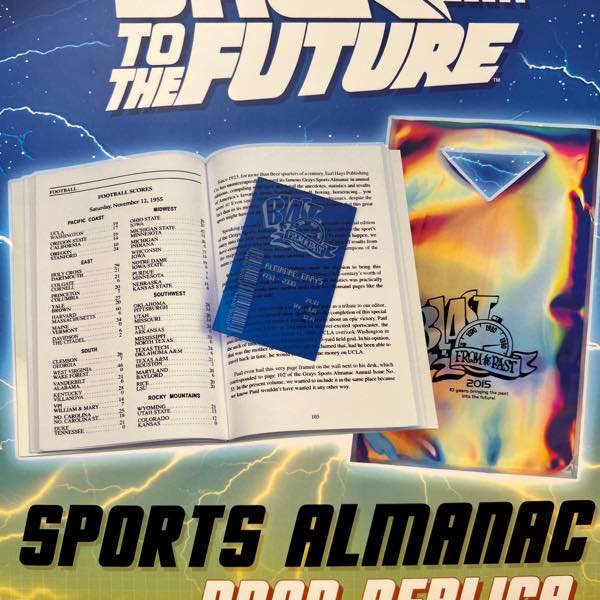 BACK TO THE FUTURE バックトゥザフューチャー スポーツ年鑑 1/1