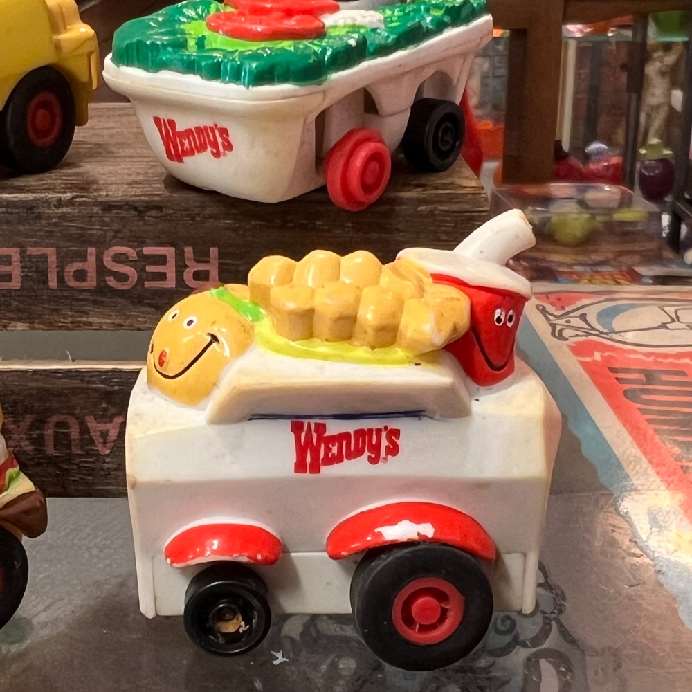 1990年製 Wendy's Meal Toys Food Racers ウェンディーズ ミールトイ