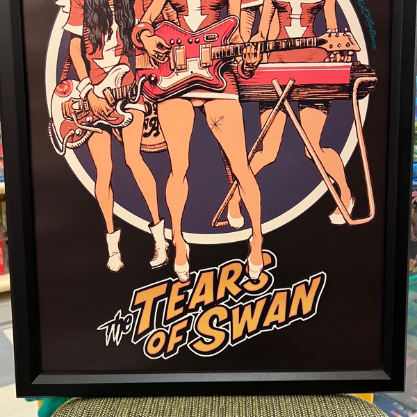 the TEARS OF SWAN Offset-Printed Poster (partially glitter